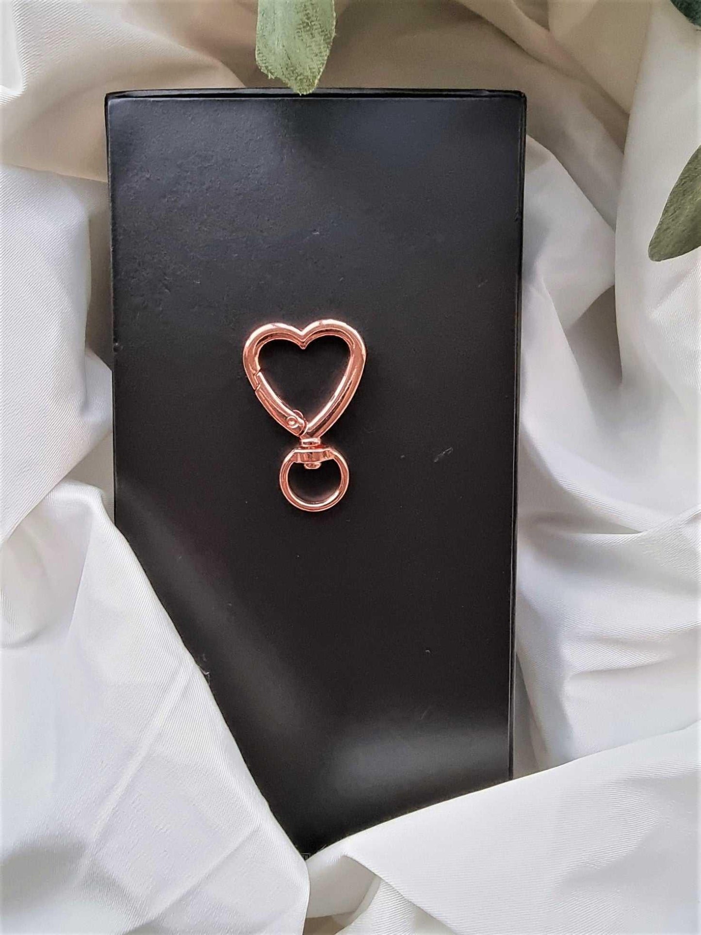 Heart Shaped Key Ring Clasps 3 Piece 27mmx40mm | Heart Key Ring Stardust Melbourne