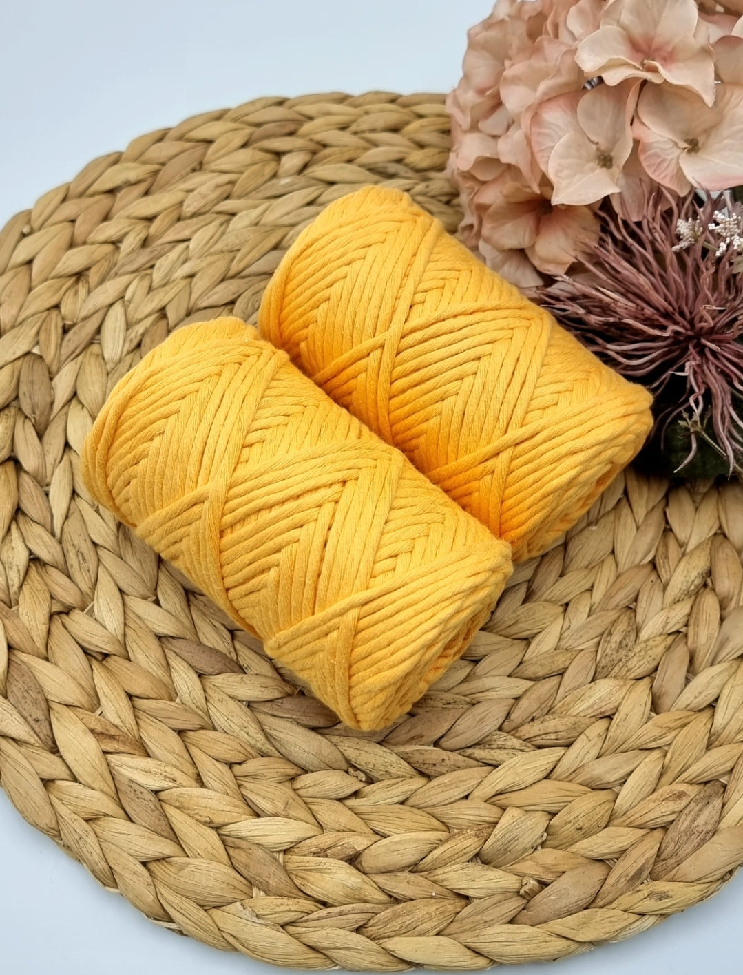 Orange - 3MM Single Strand Luxe Cotton String Stardust Melbourne