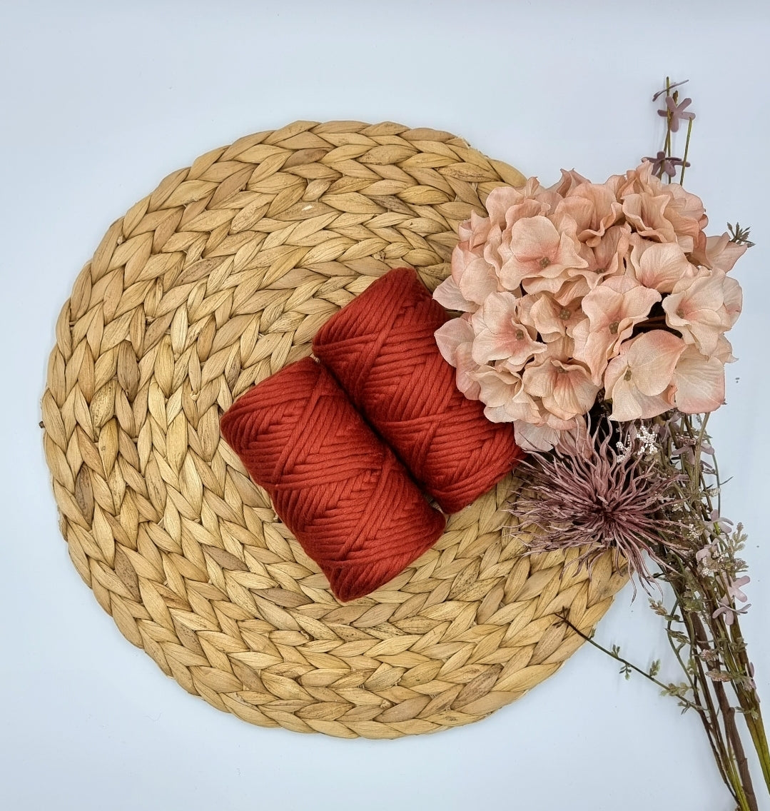 Red Velvet - 3MM Single Strand Luxe Cotton String Stardust Melbourne
