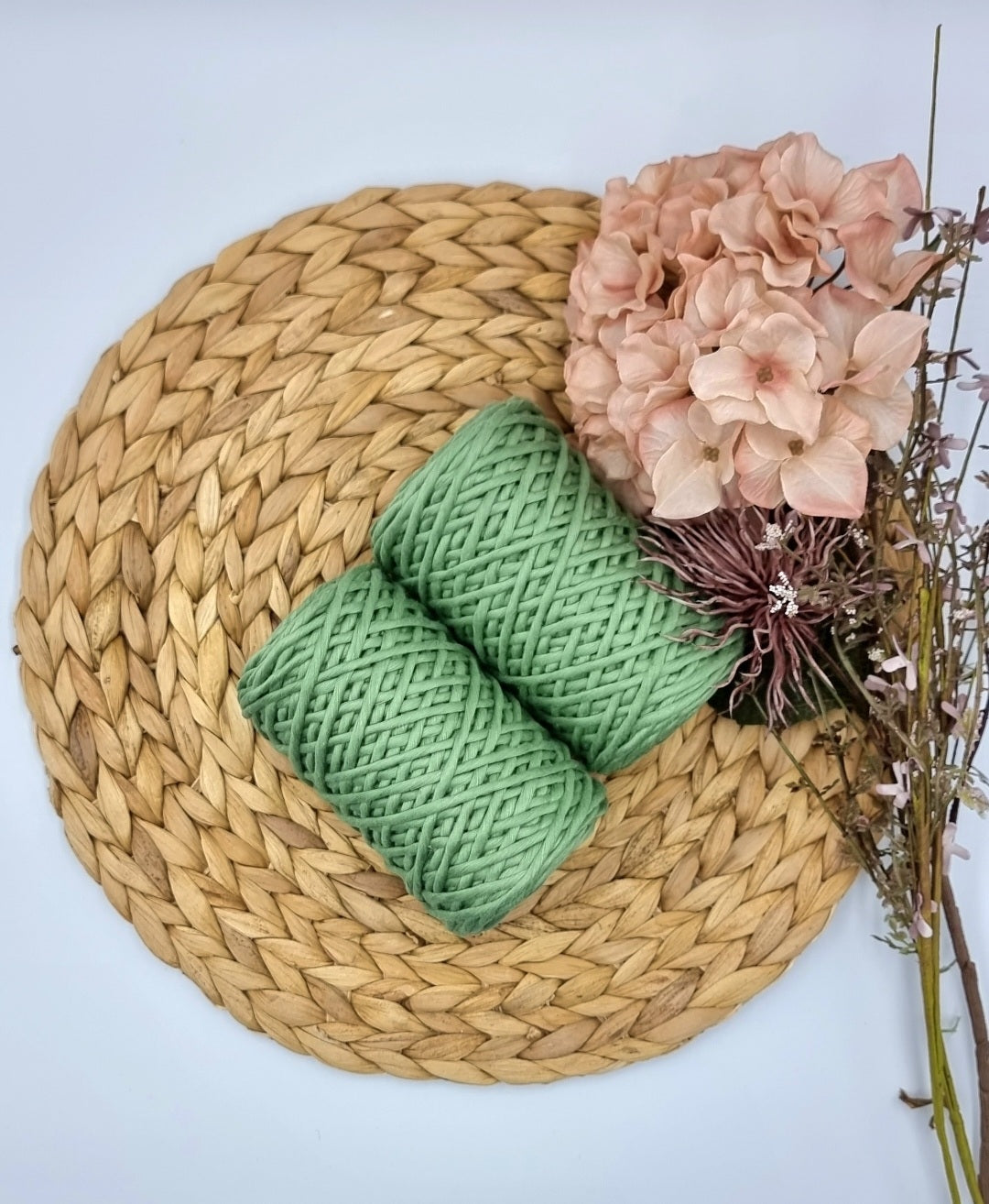 Spring Green - 3MM Single Strand Luxe Cotton Macrame String 250gr Stardust Melbourne