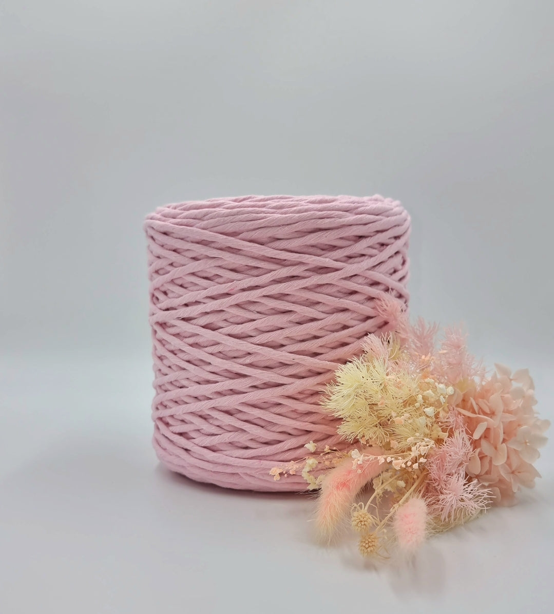Blush Pink - 3MM Single Strand Luxe Cotton String 1KG Stardust Melbourne