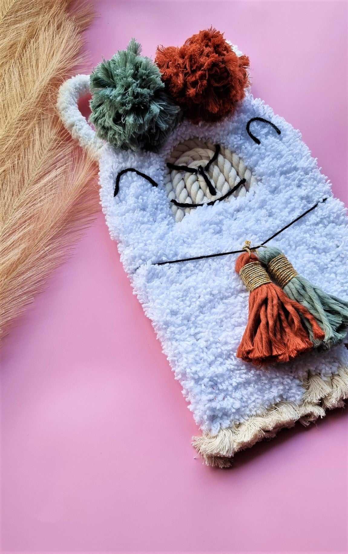 Alpaca Macrame Decor | Lama Wall Hanging | 20cmx35cm - Stardust Melbourne