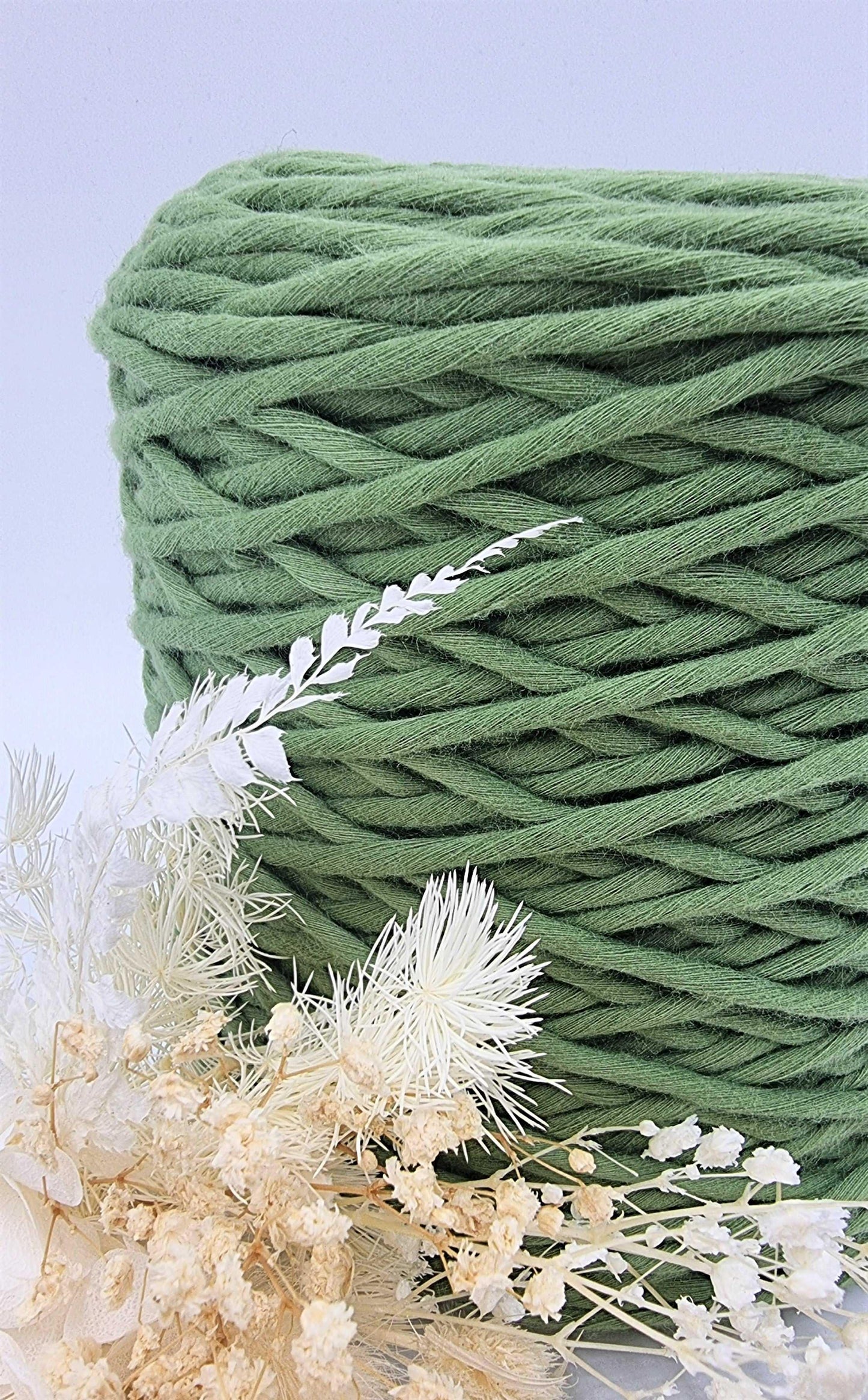 Spring Green - 3MM  Single Strand Luxe Cotton String 1KG Stardust Melbourne