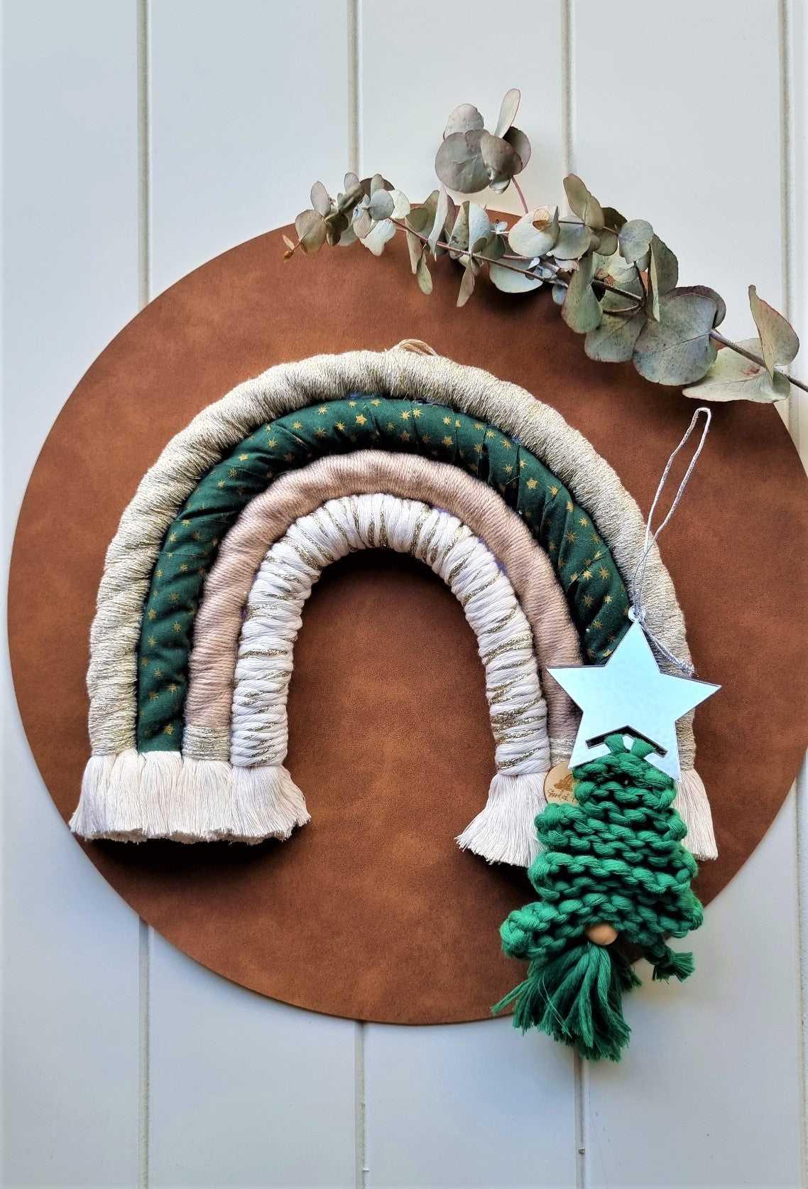 Christmas Macrame Rainbow Design | Large in Size - Stardust Melbourne