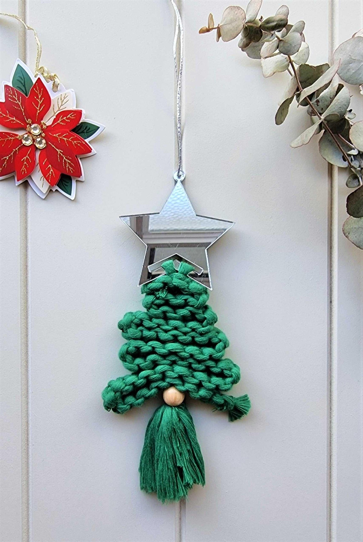 Christmas Tree Gift with a Star | Macrame Ornaments - Stardust Melbourne