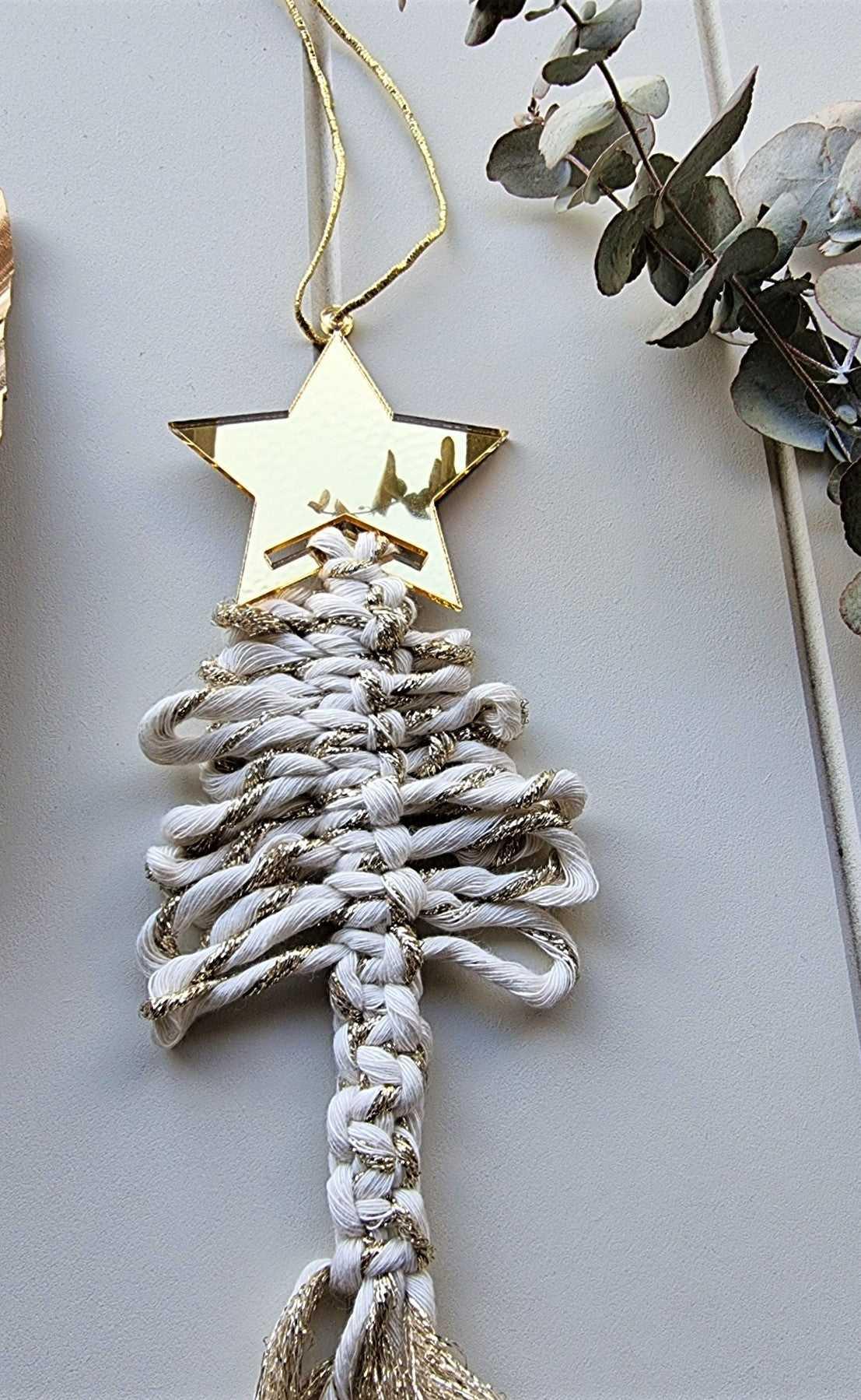 Christmas Tree Gift with a Star | Macrame Ornaments - Stardust Melbourne