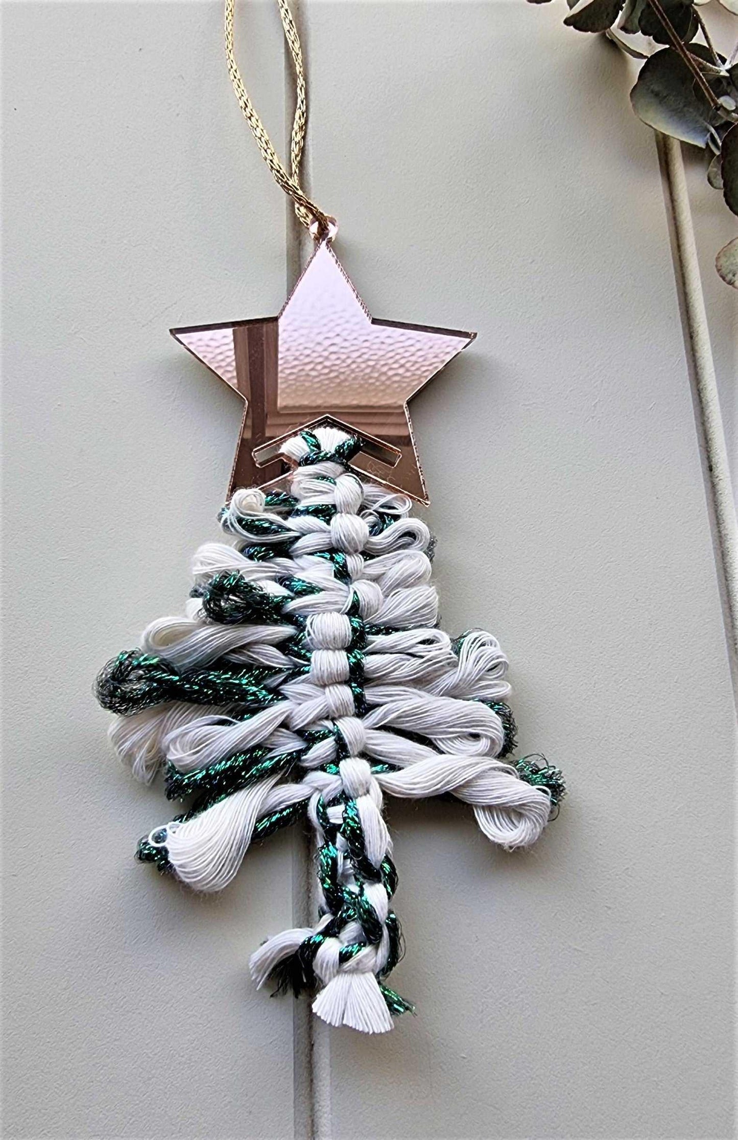 Christmas Tree Gift with a Star | Macrame Ornaments - Stardust Melbourne