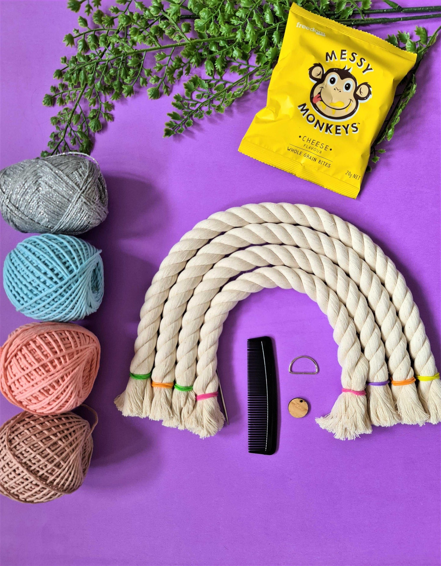 DIY 4 Piece Macrame Rainbow Kit | Do it Yourself Rainbow Stardust Melbourne