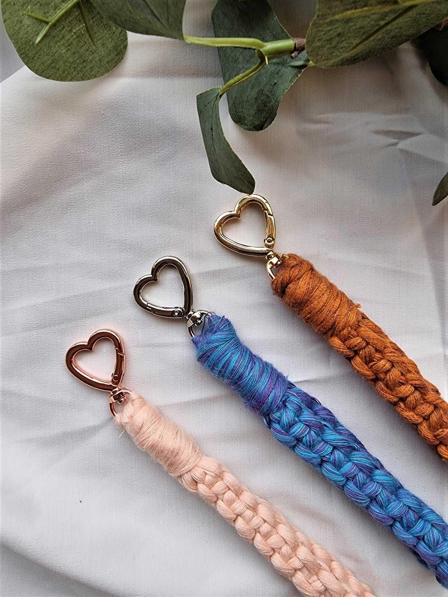 Macrame Keychain Wristlet | Key Holder | Gold, Silver, and Rose Gold - Stardust Melbourne