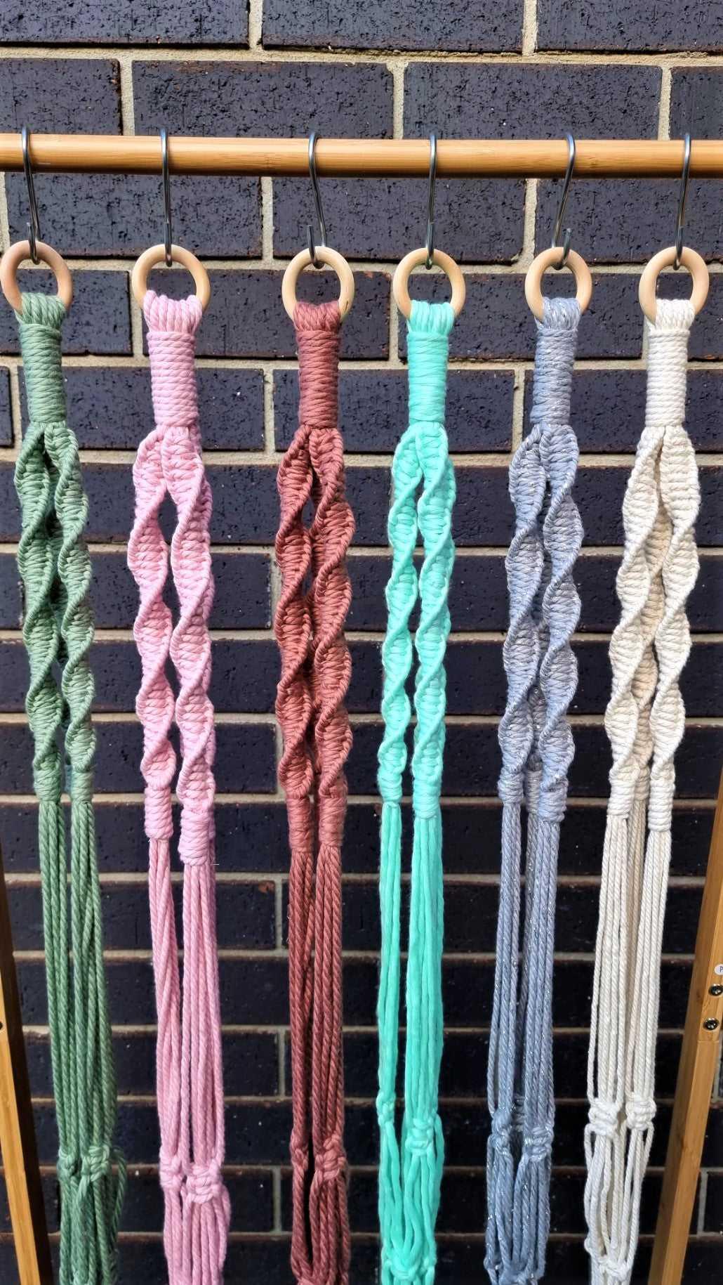 Macrame Plant Hanger | H: 120cm | Different colors - Stardust Melbourne