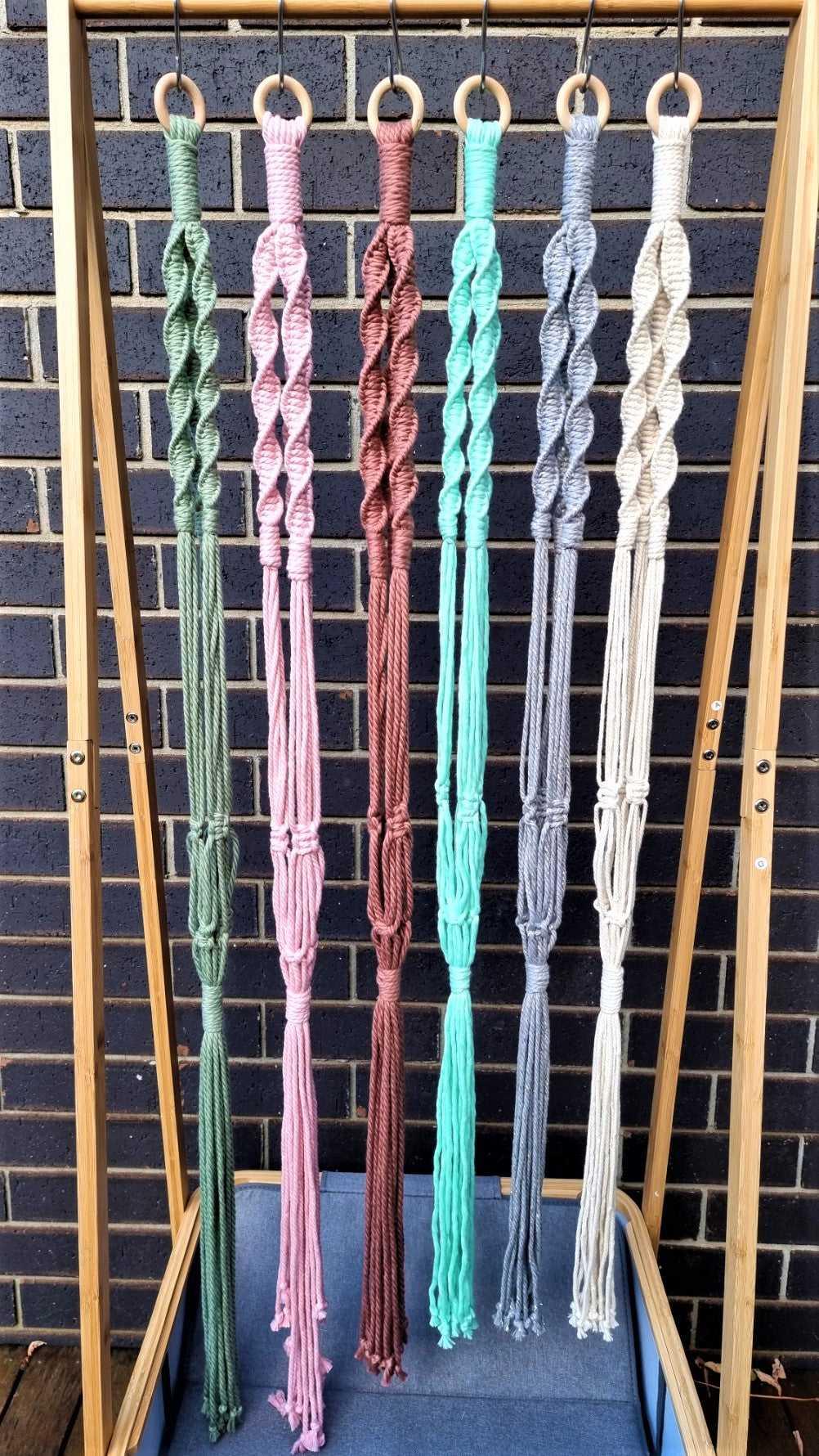 Macrame Plant Hanger | H: 120cm | Different colors - Stardust Melbourne