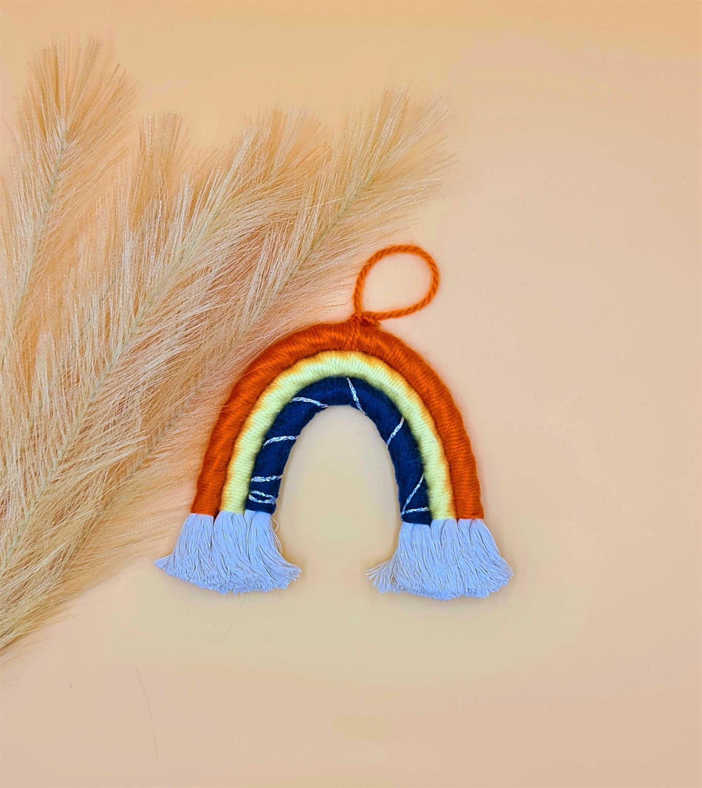 Macrame Rainbow Car Charm | Boho Accessories | 3 colours - Stardust Melbourne