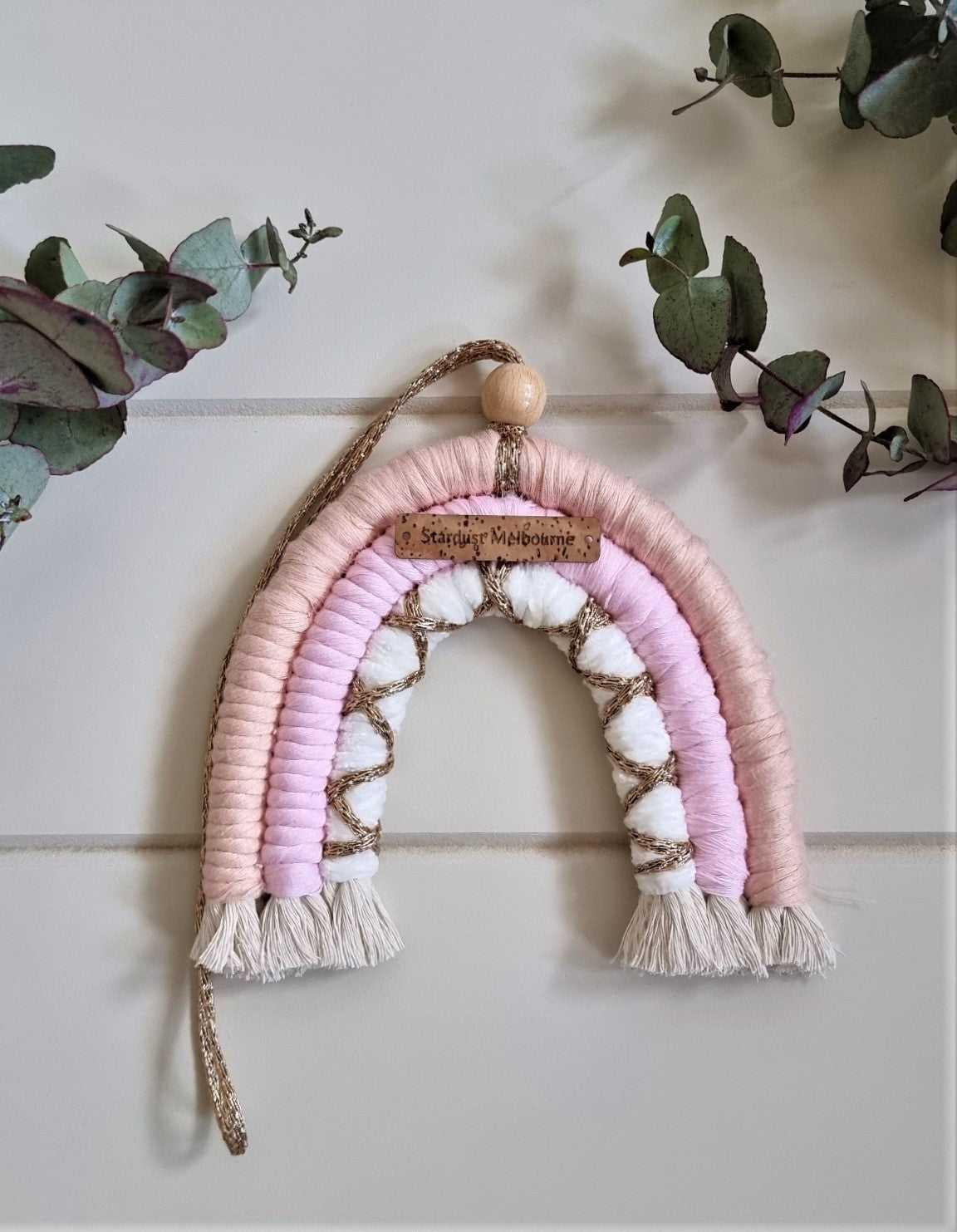 Macrame Rainbow Car Charm | Boho Accessories | 3 colours - Stardust Melbourne