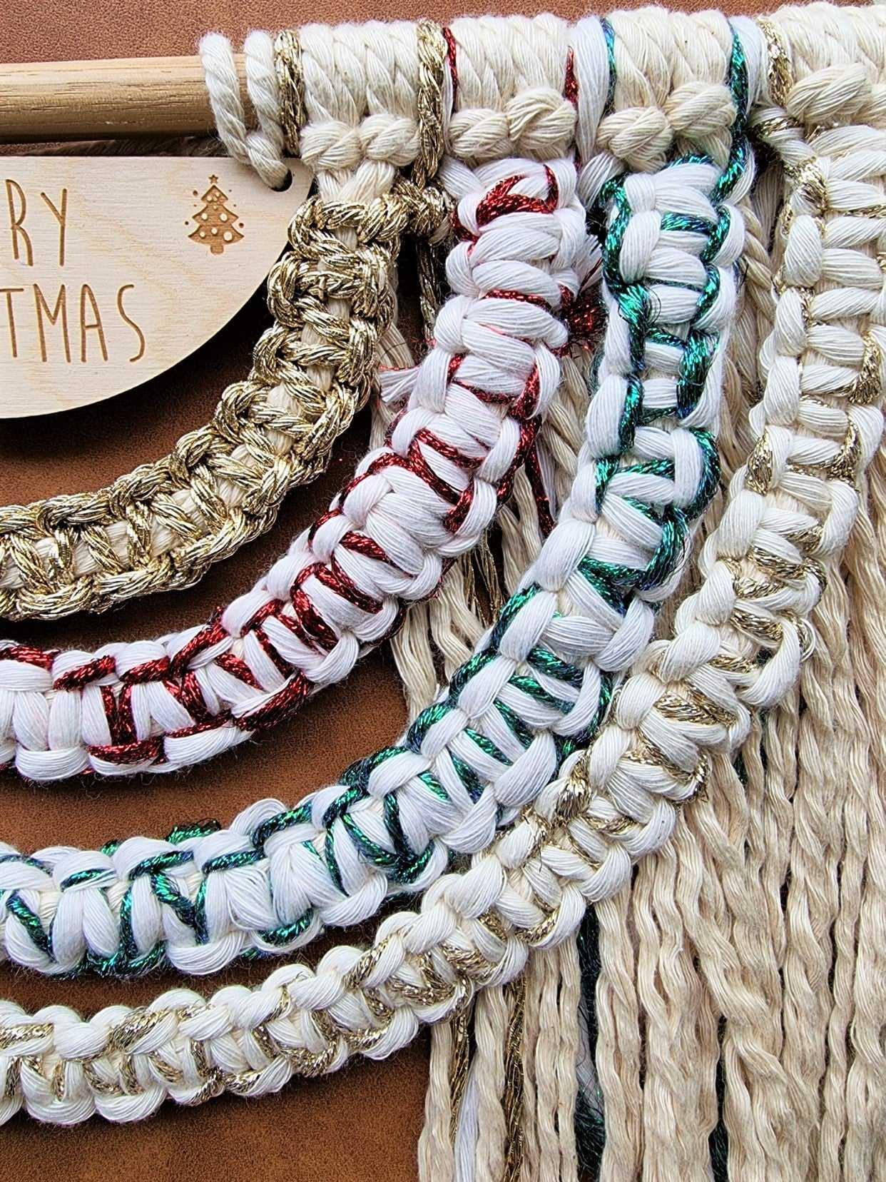 Macrame Rainbow Wall Hanging | Merry Christmas - Stardust Melbourne