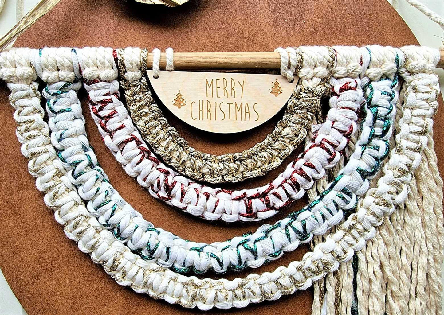 Macrame Rainbow Wall Hanging | Merry Christmas - Stardust Melbourne