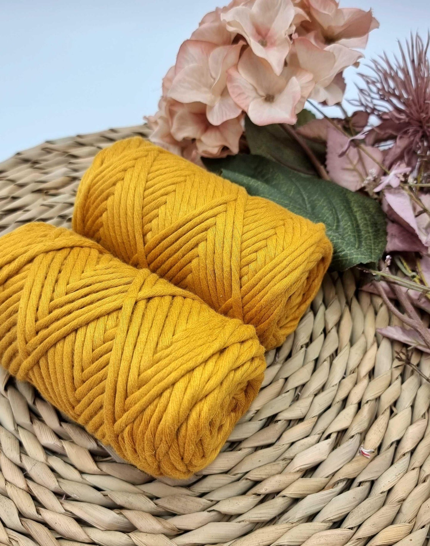 MUSTARD - 3MM Single Strand Luxe Cotton String Stardust Melbourne