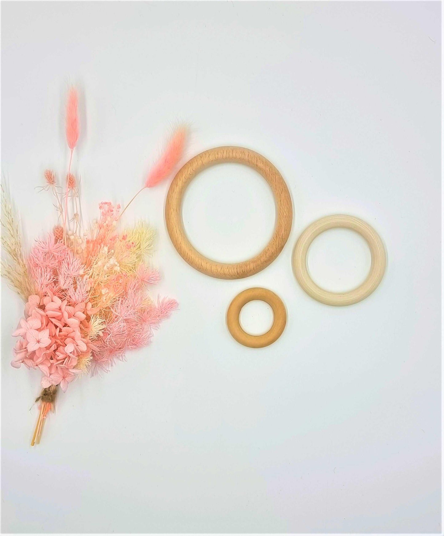 Natural Macrame Wood Ring Stardust Melbourne