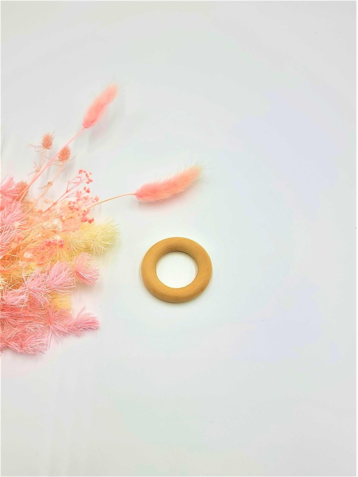 Natural Macrame Wood Ring Stardust Melbourne