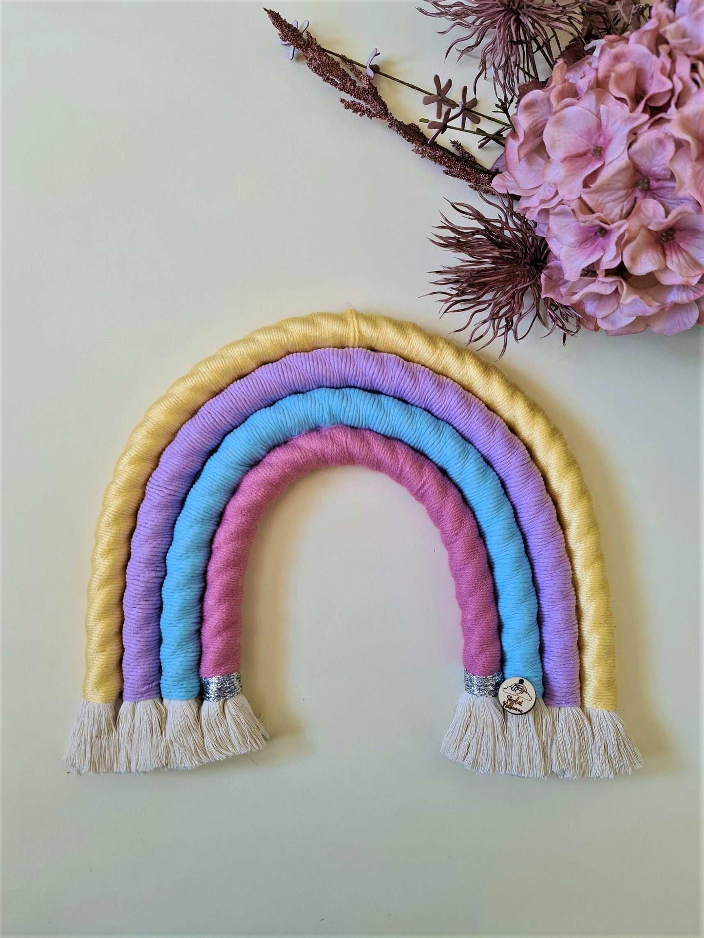 Pastel Dream Macrame Rainbow -Large - Stardust Melbourne