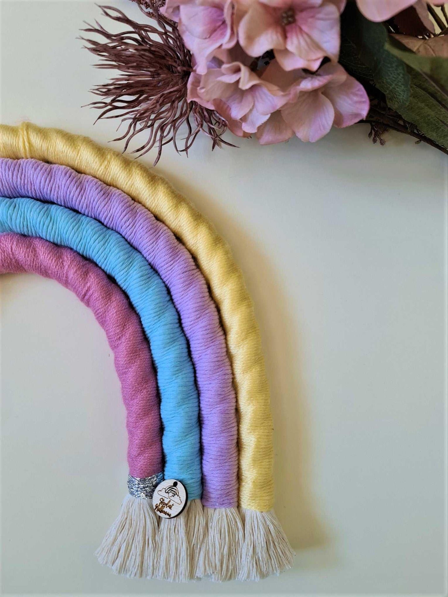 Pastel Dream Macrame Rainbow -Large - Stardust Melbourne