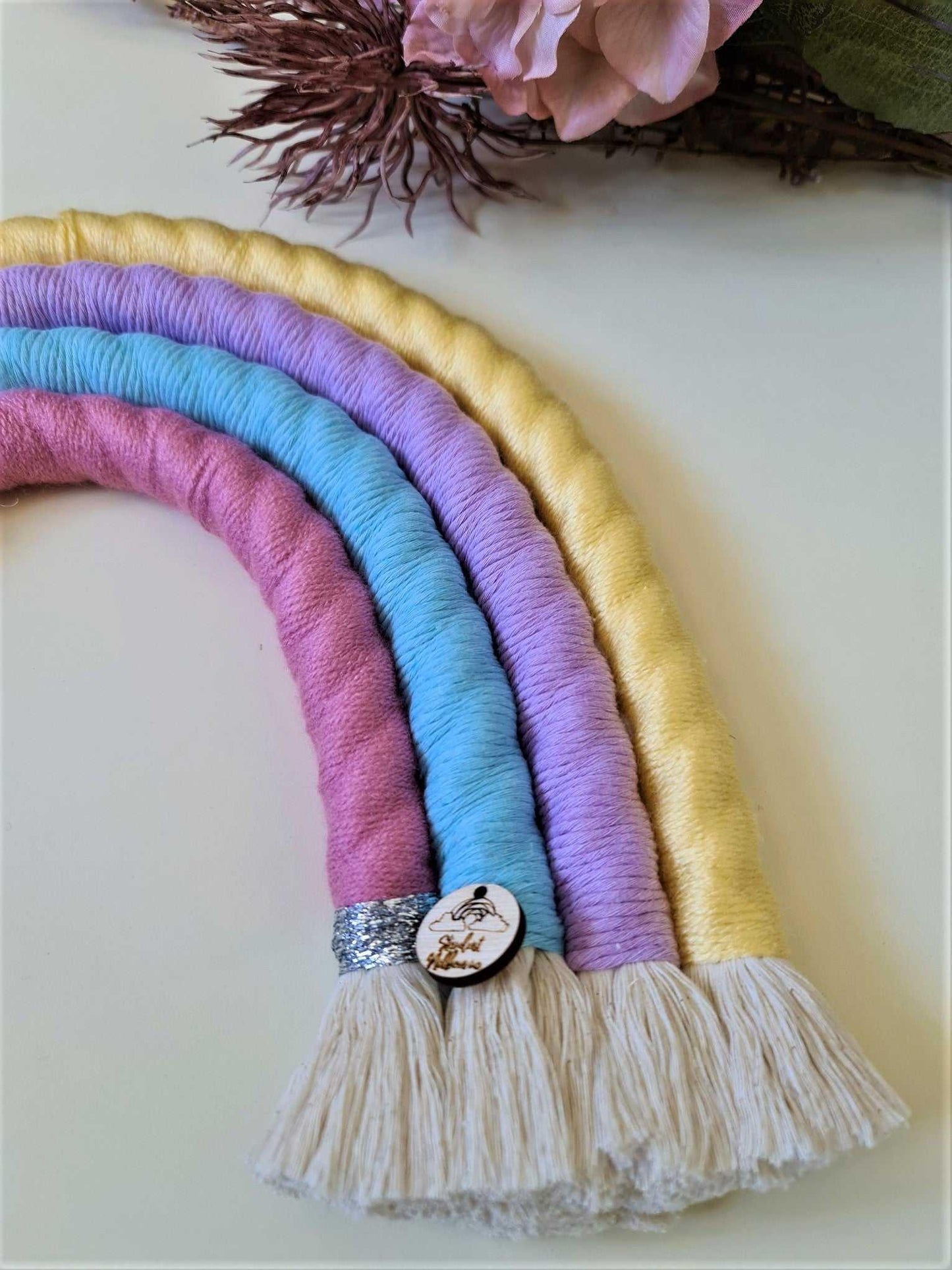 Pastel Dream Macrame Rainbow -Large - Stardust Melbourne