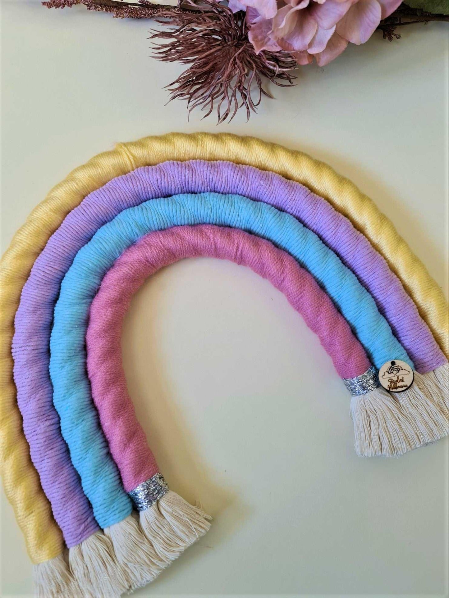 Pastel Dream Macrame Rainbow -Large - Stardust Melbourne