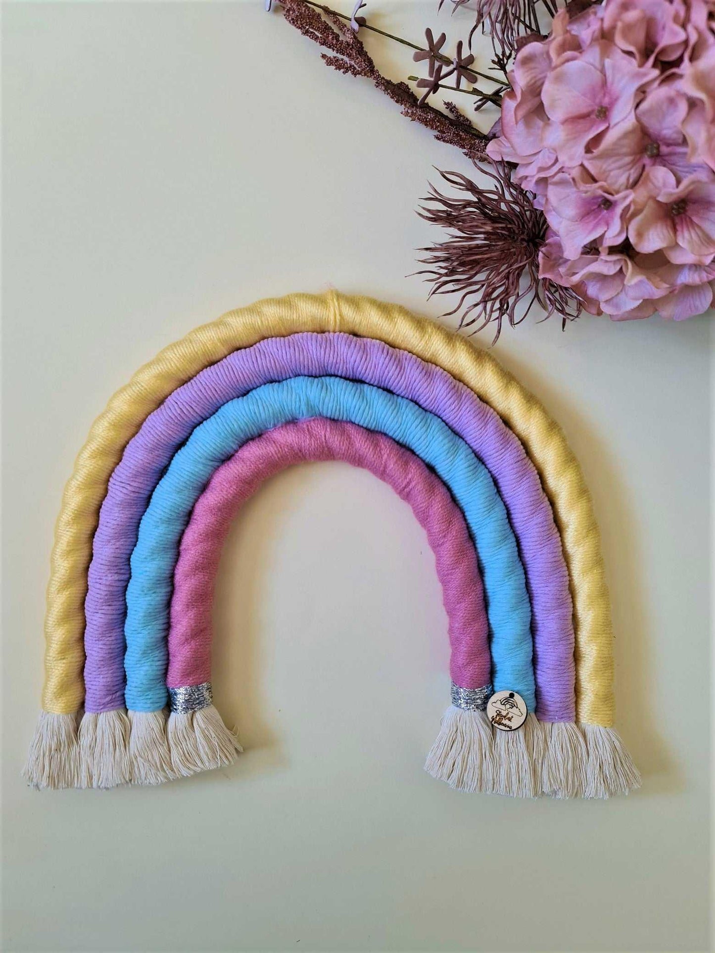 Pastel Dream Macrame Rainbow -Large - Stardust Melbourne