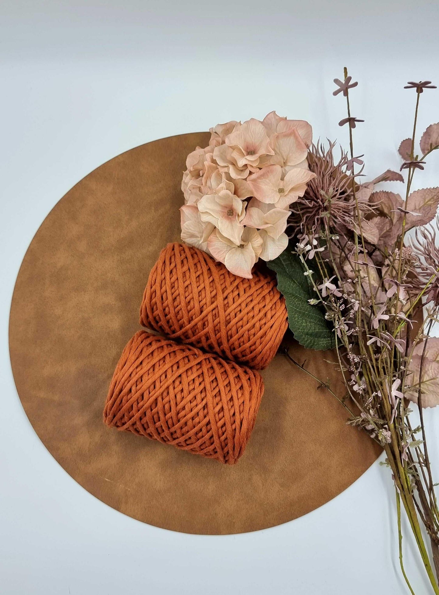 Rust - 3MM Single Strand Luxe Cotton String Stardust Melbourne
