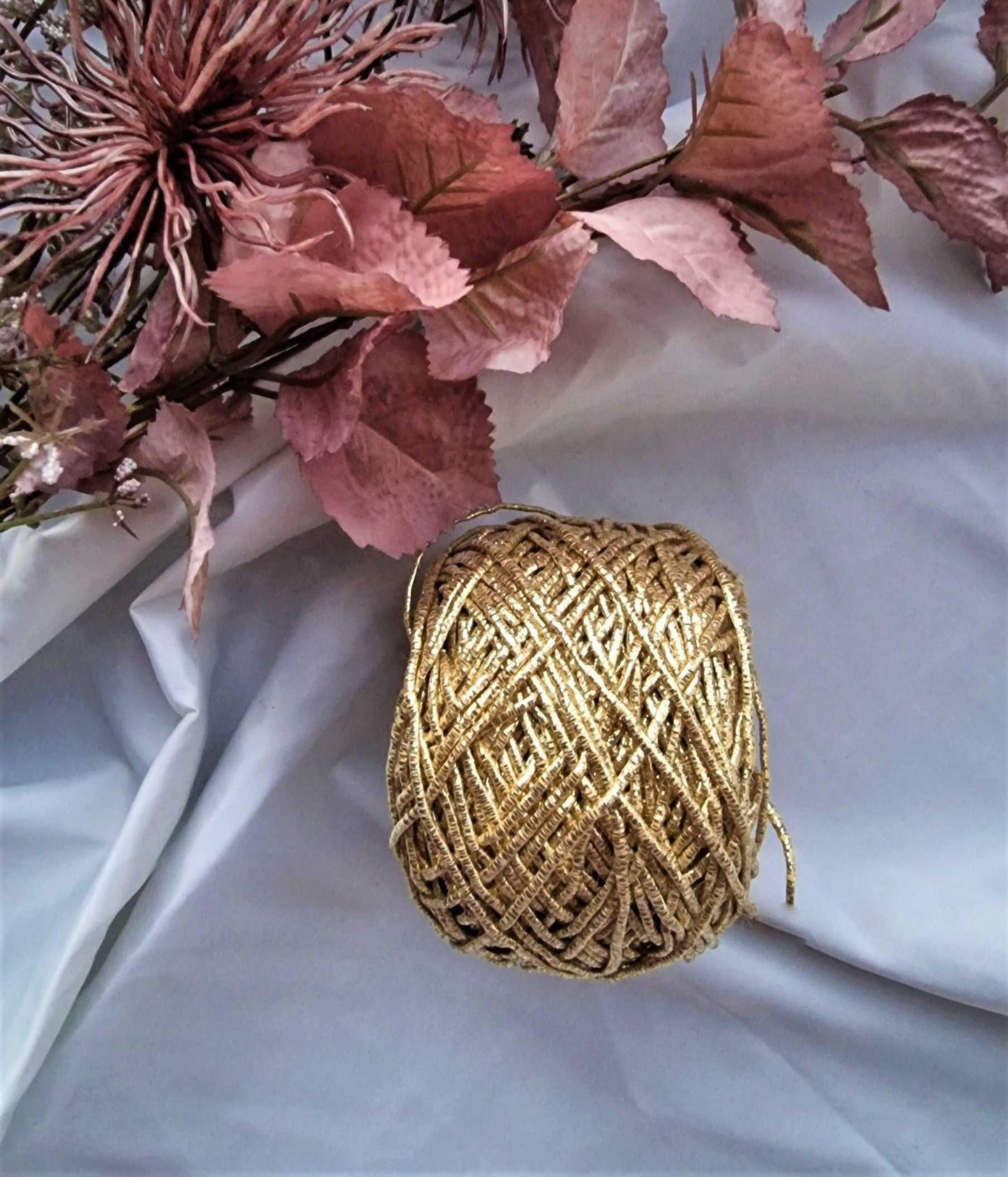 Shiny Macrame String | Gold Stardust Melbourne