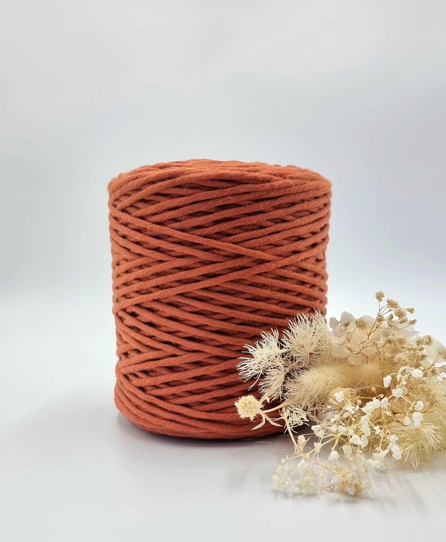 Rust- 3MM Single Strand Luxe Cotton Macrame String 1KG Stardust Melbourne