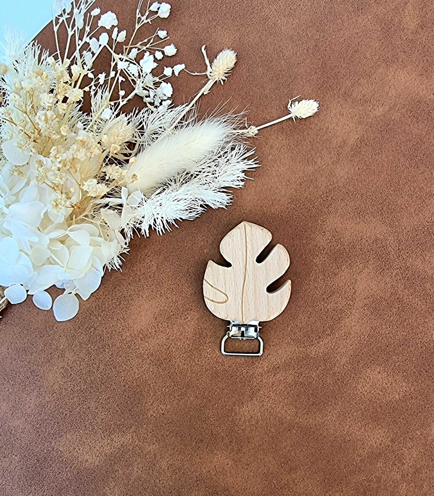 Wooden Pacifier Dummy Clip Holder Stardust Melbourne