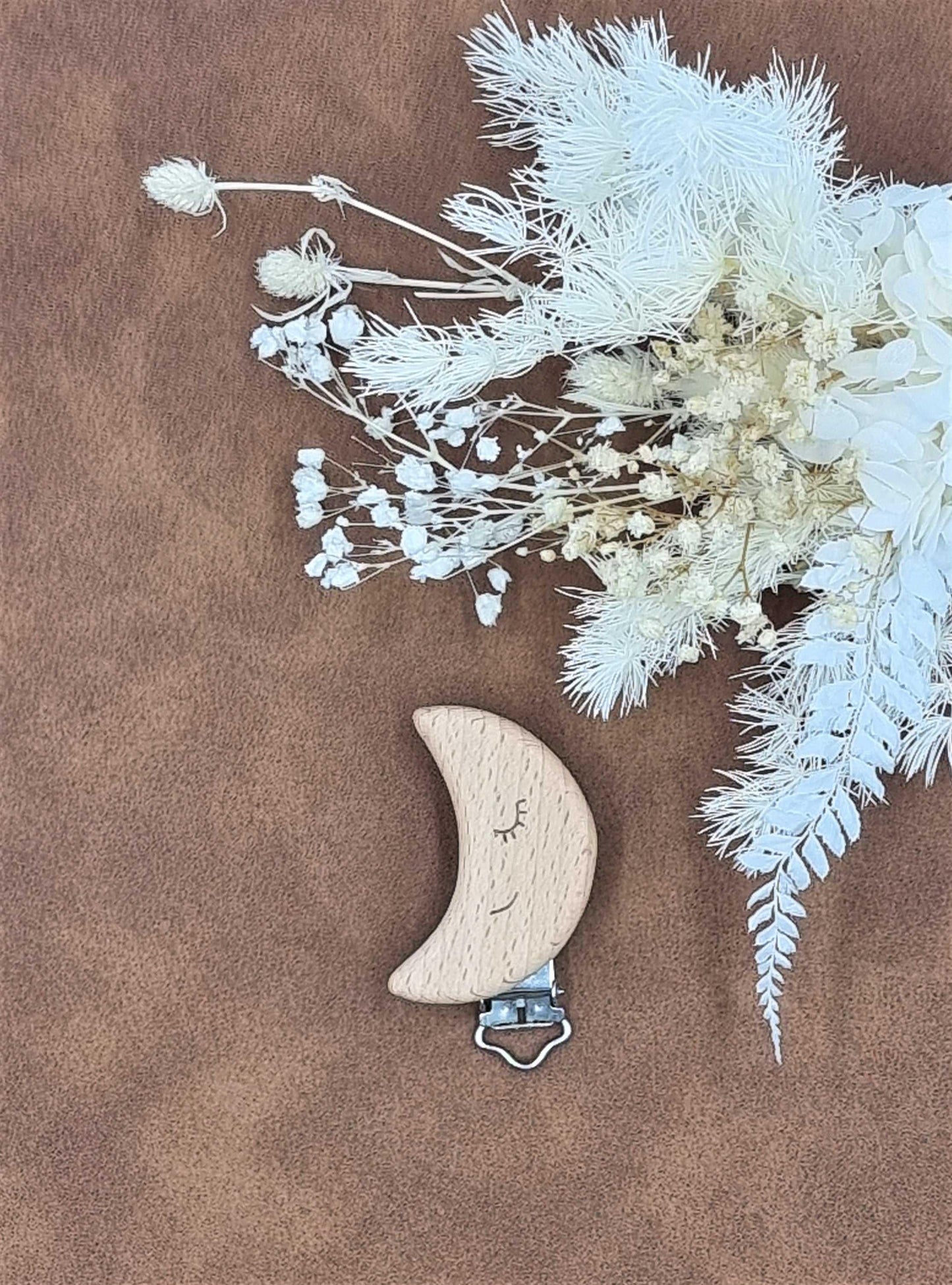 Wooden Pacifier Dummy Clip Holder Stardust Melbourne