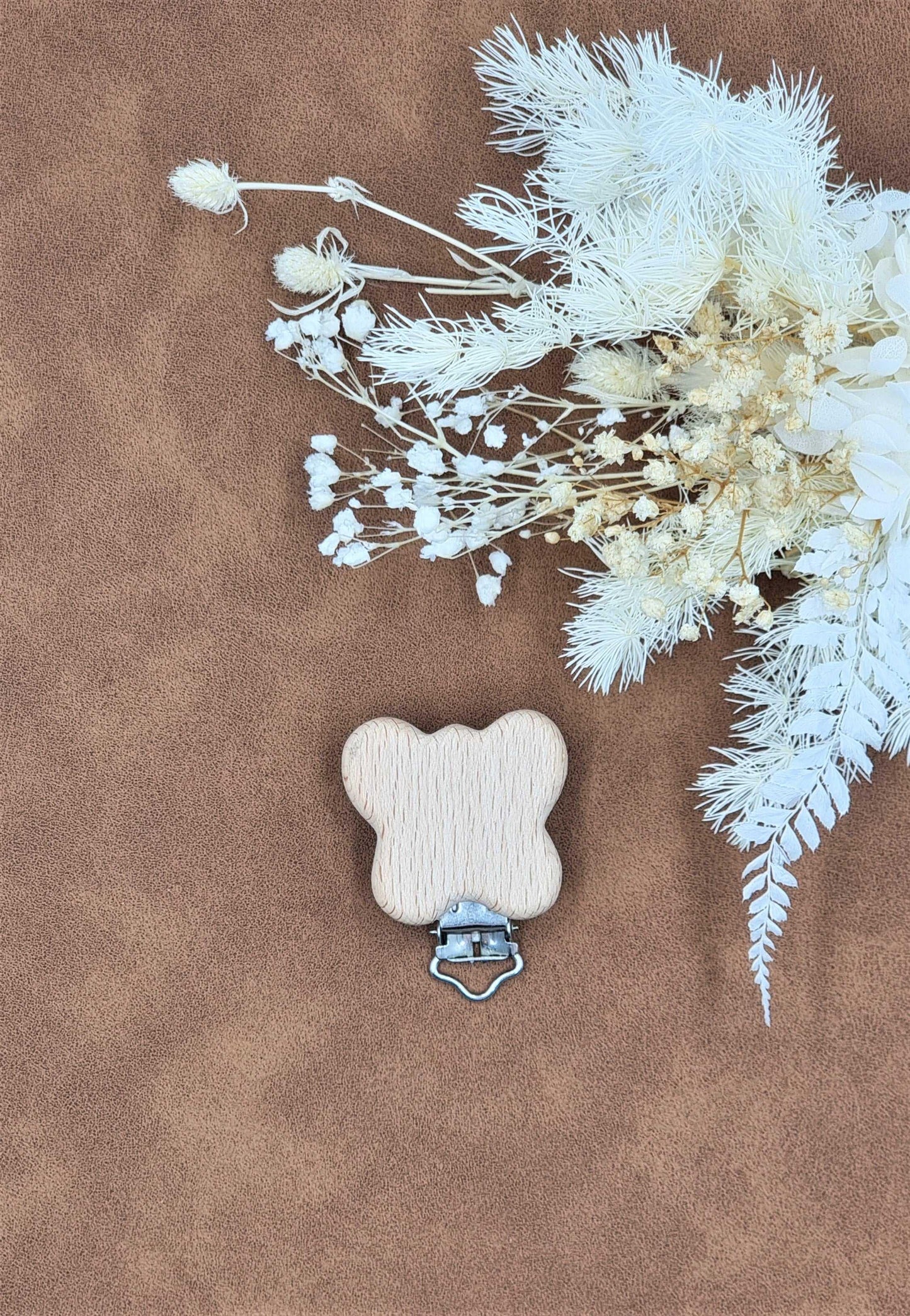 Wooden Pacifier Dummy Clip Holder Stardust Melbourne