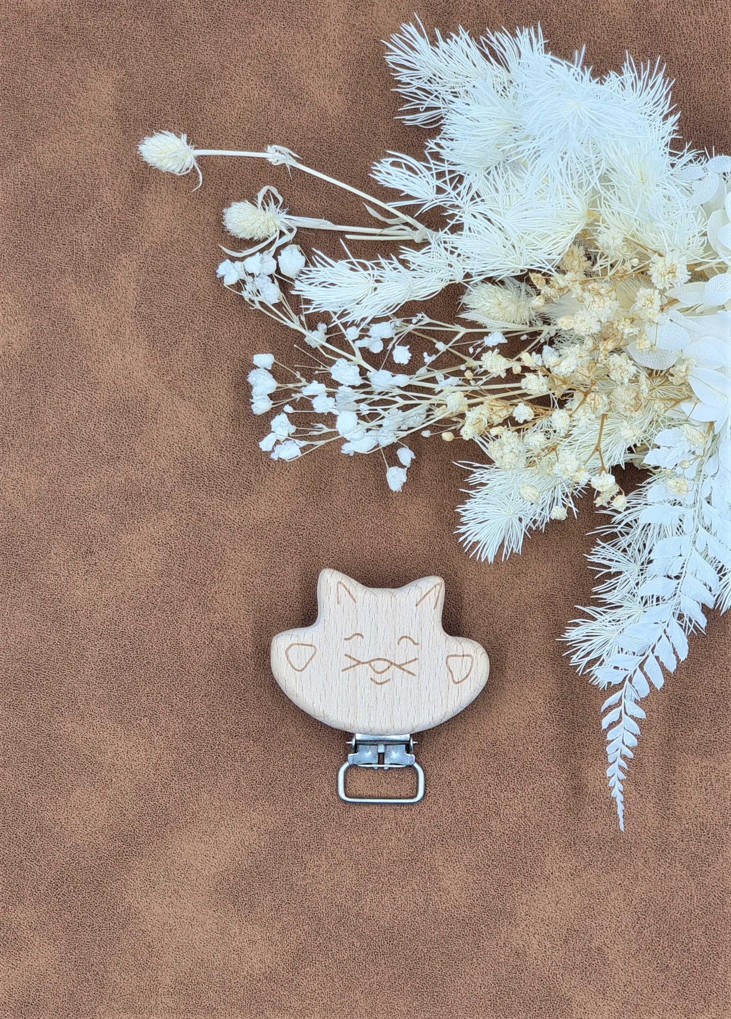 Wooden Pacifier Dummy Clip Holder Stardust Melbourne
