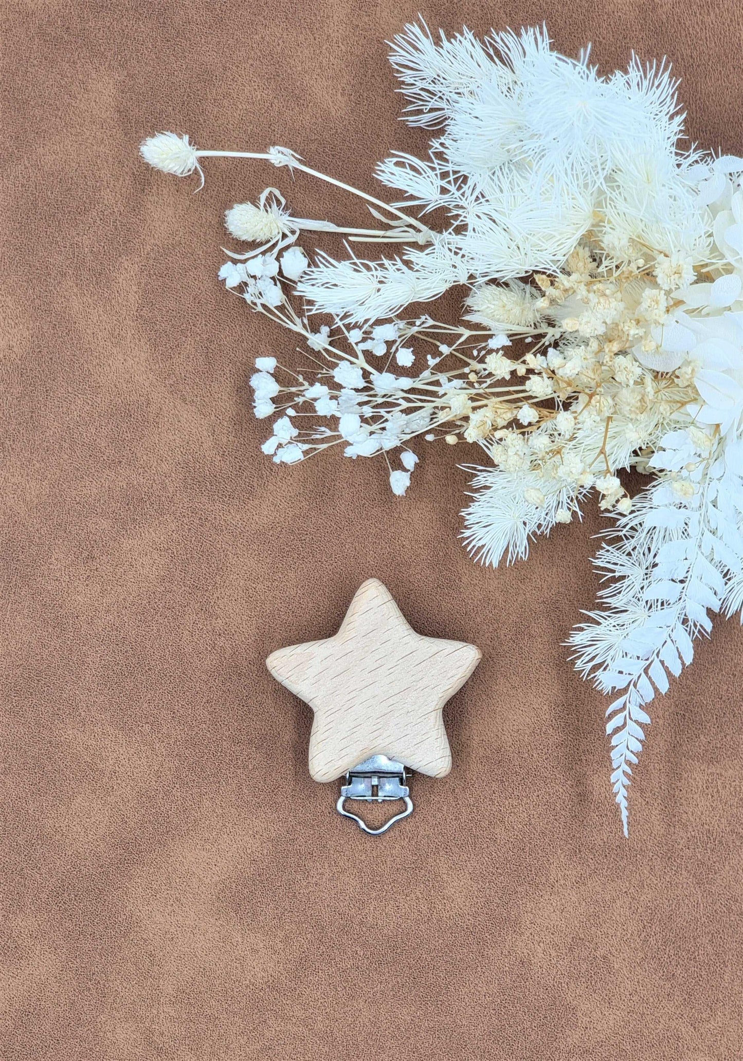 Wooden Pacifier Dummy Clip Holder Stardust Melbourne