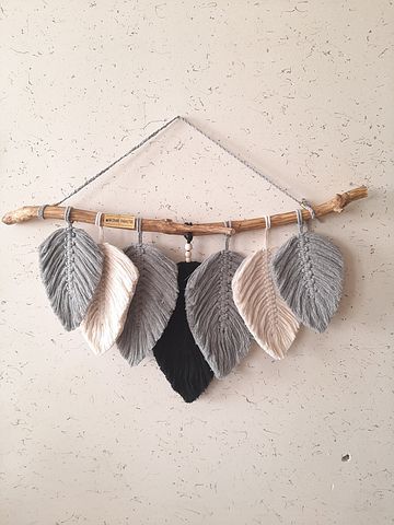 How To Make Beautiful Macrame Feathers - Beginner-Friendly Guide