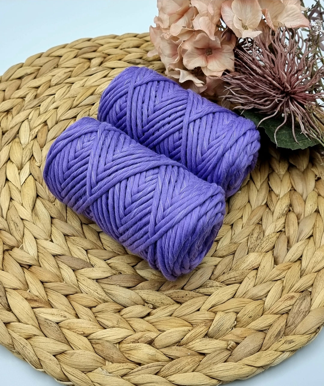 Lavender Purple - 3MM  Single Strand Luxe Cotton String Stardust Melbourne
