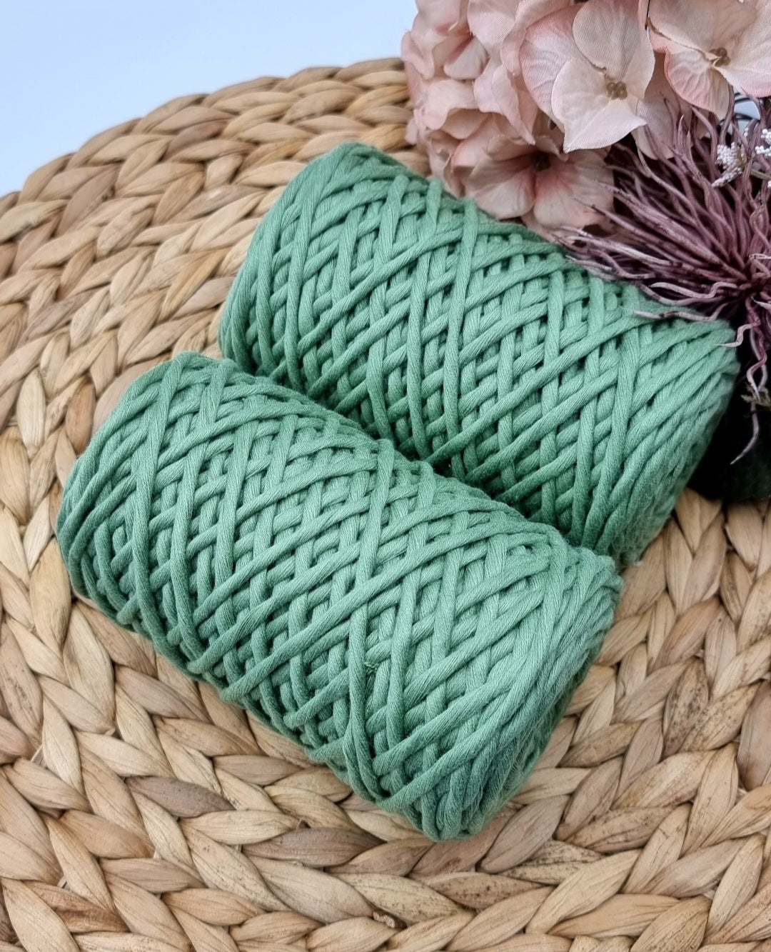 Spring Green - 3MM  Single Strand Luxe Cotton Macrame String 250gr Stardust Melbourne