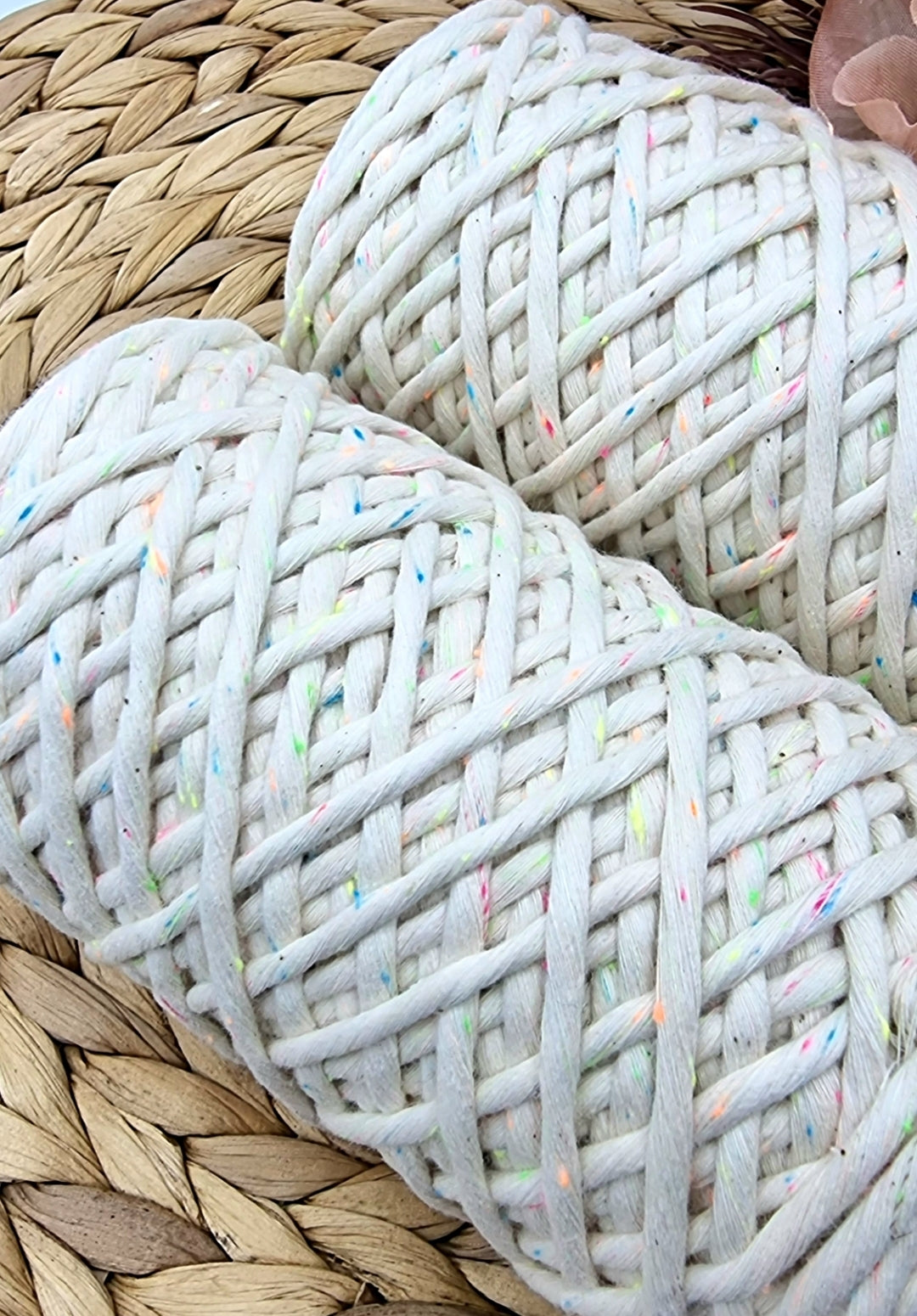 Macrame Dust Ruffle Rainbow Dust - 3MM Single Strand Luxe Cotton Macrame String 250gr ...