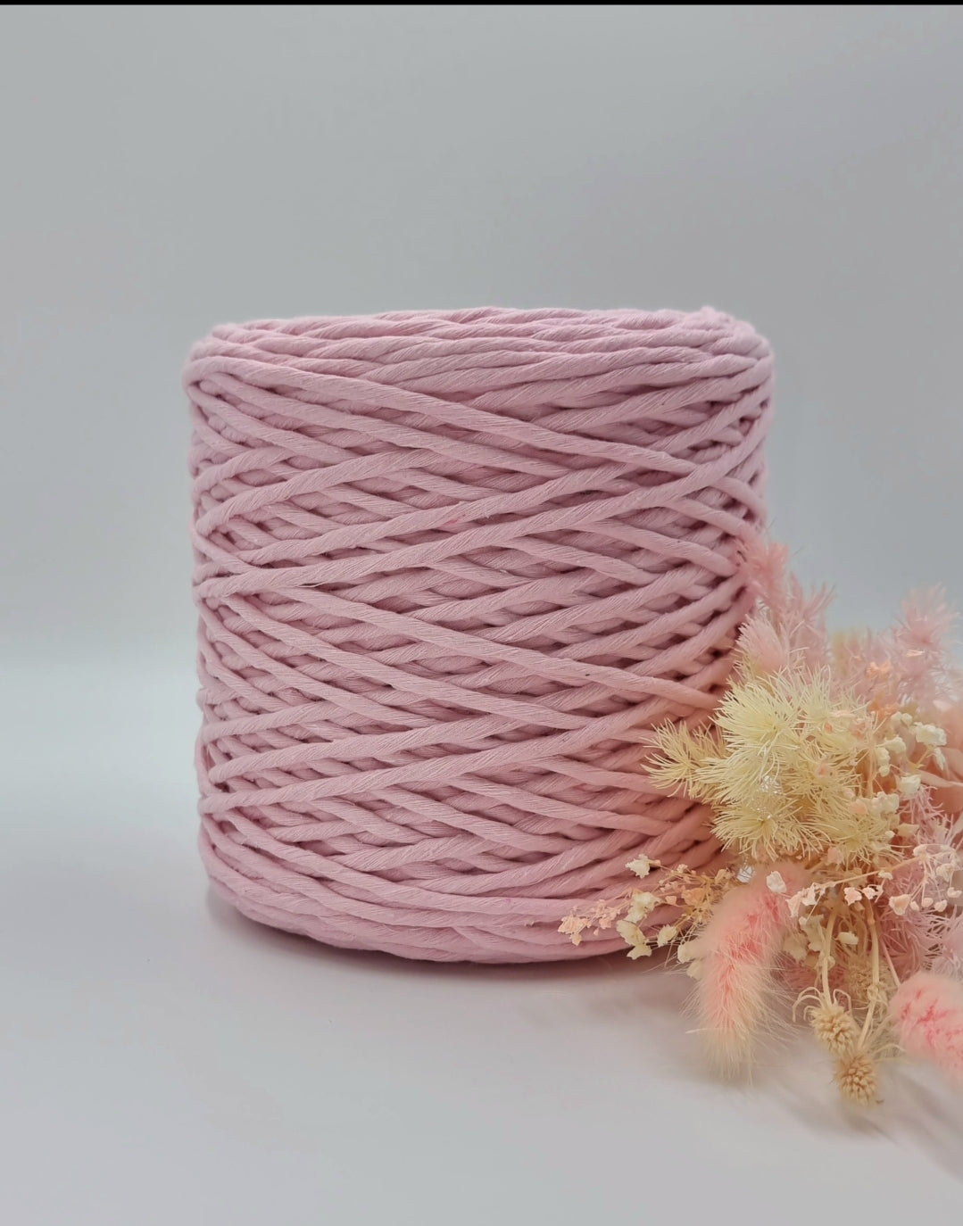 Blush Pink - 3MM Single Strand Luxe Cotton String 1KG Stardust Melbourne