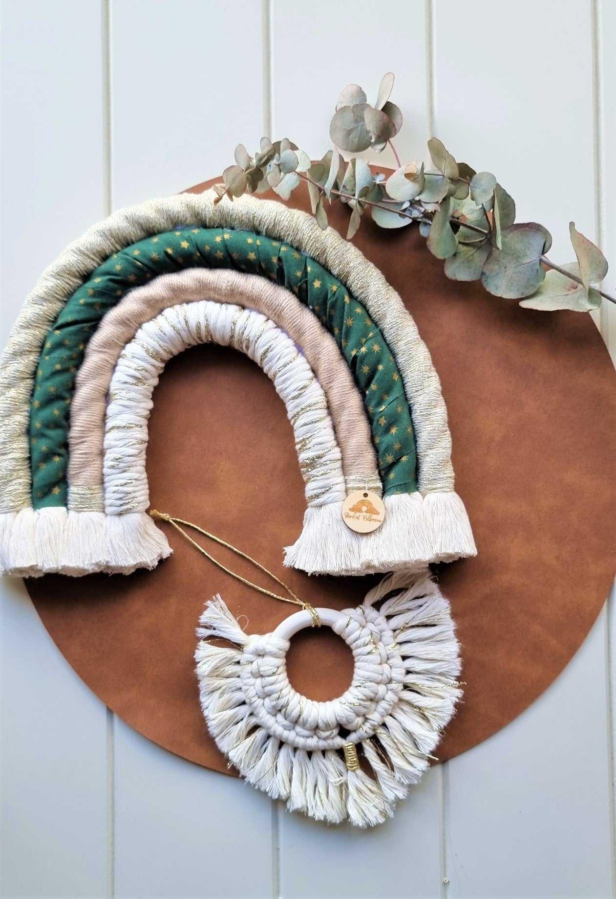 Christmas Macrame Rainbow Design  | Large in Size - Stardust Melbourne