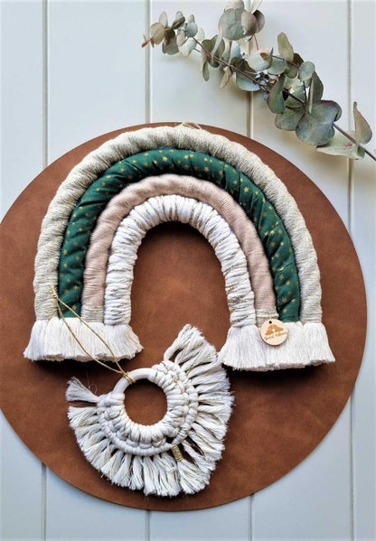 Christmas Macrame Rainbow Design  | Large in Size - Stardust Melbourne