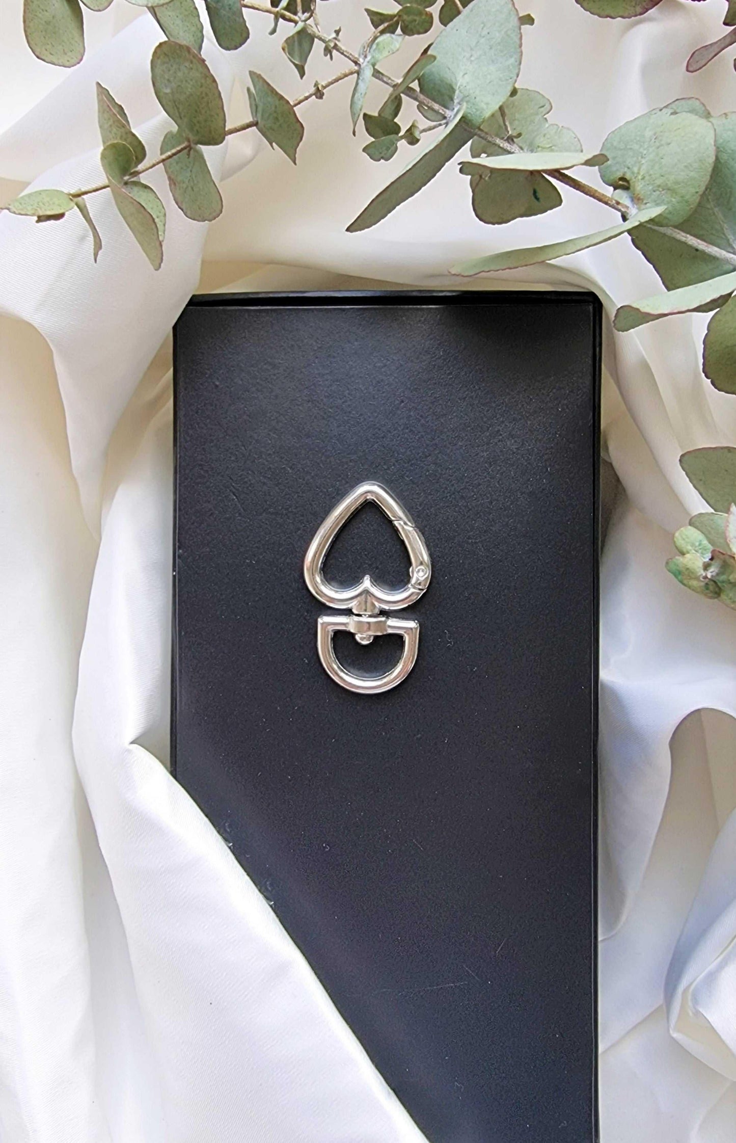 Heart Shaped Key Ring Clasps 3 Piece 27mmx45mm | Large Bottom Stardust Melbourne