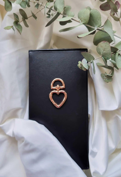 Heart Shaped Key Ring Clasps 3 Piece 27mmx45mm | Large Bottom Stardust Melbourne