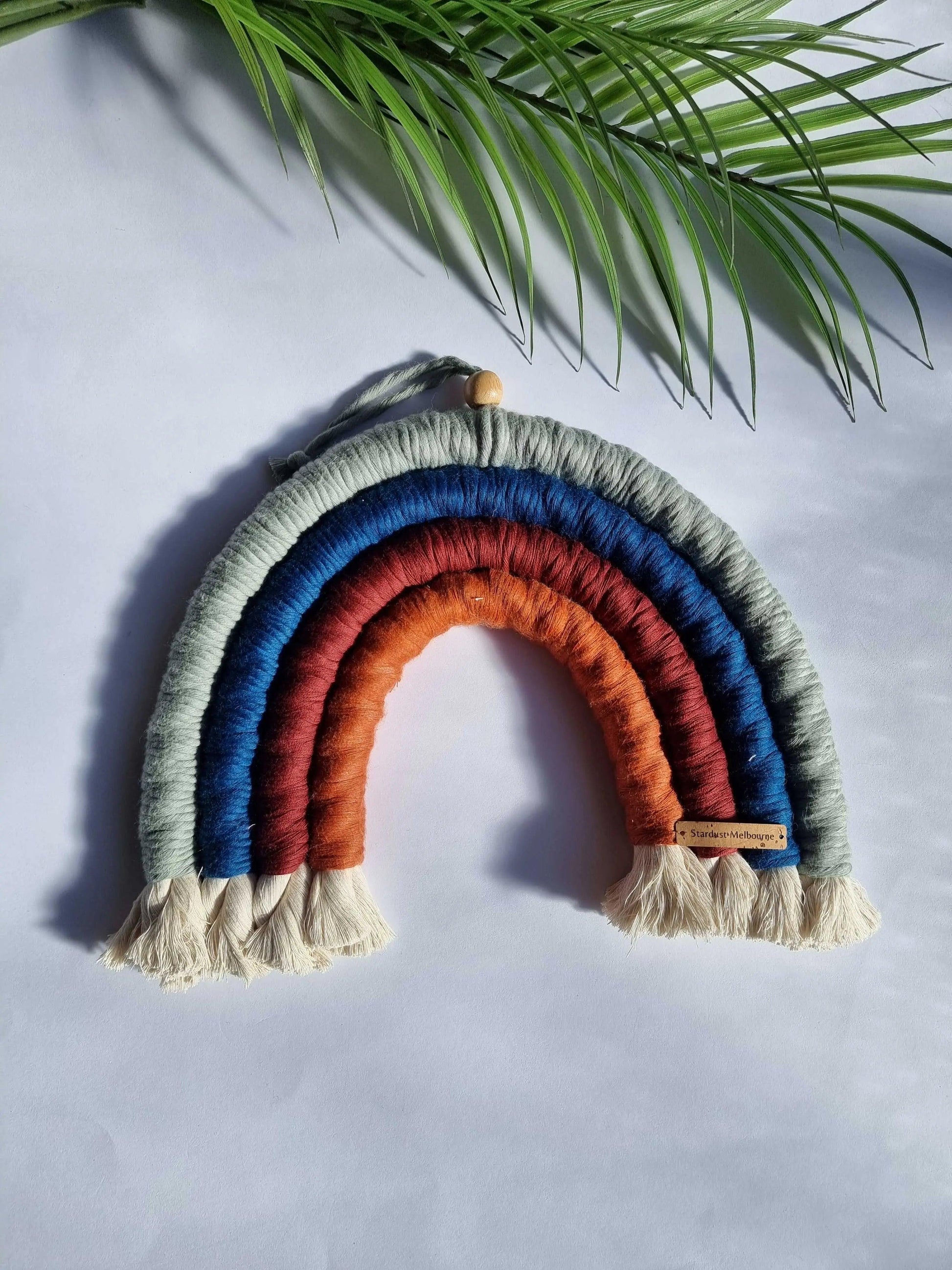 large macrame wall hanging Rainbow Macrame Wall Hanging | Rainbow Decor - Stardust Melbourne