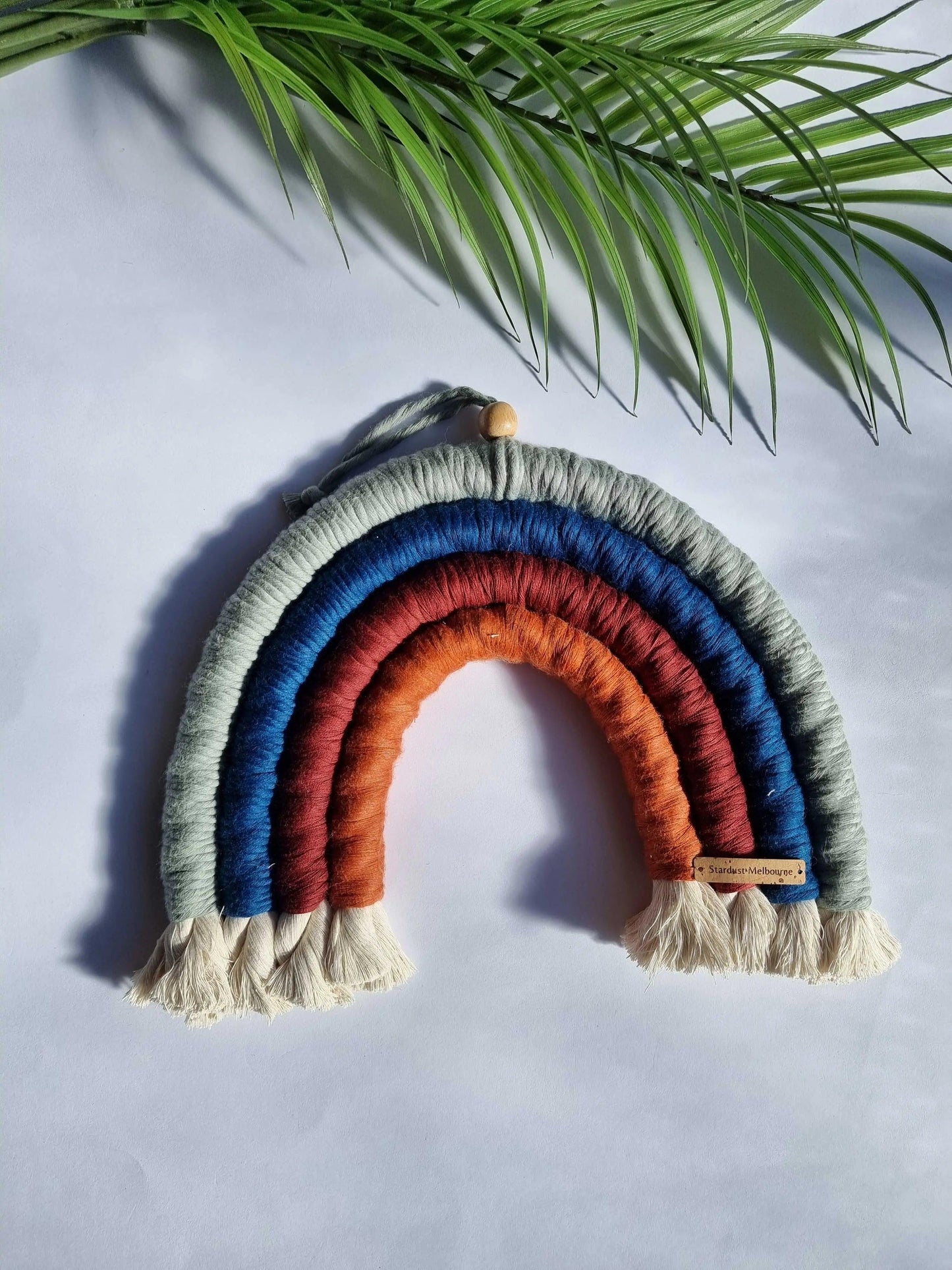 large macrame wall hanging Rainbow Macrame Wall Hanging | Rainbow Decor - Stardust Melbourne