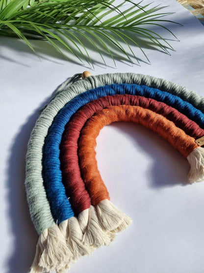large macrame wall hanging Rainbow Macrame Wall Hanging | Rainbow Decor - Stardust Melbourne