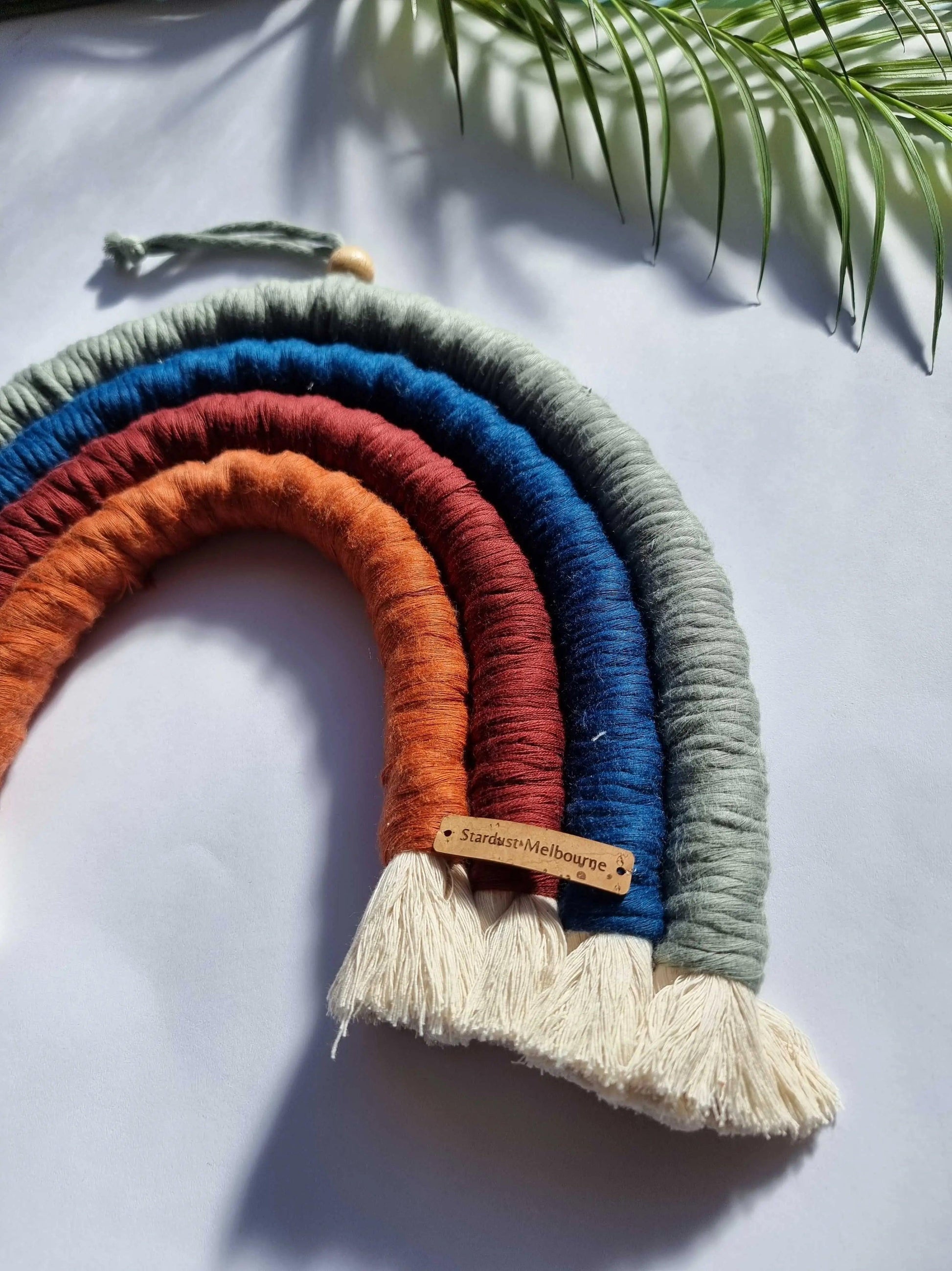 large macrame wall hanging Rainbow Macrame Wall Hanging | Rainbow Decor - Stardust Melbourne