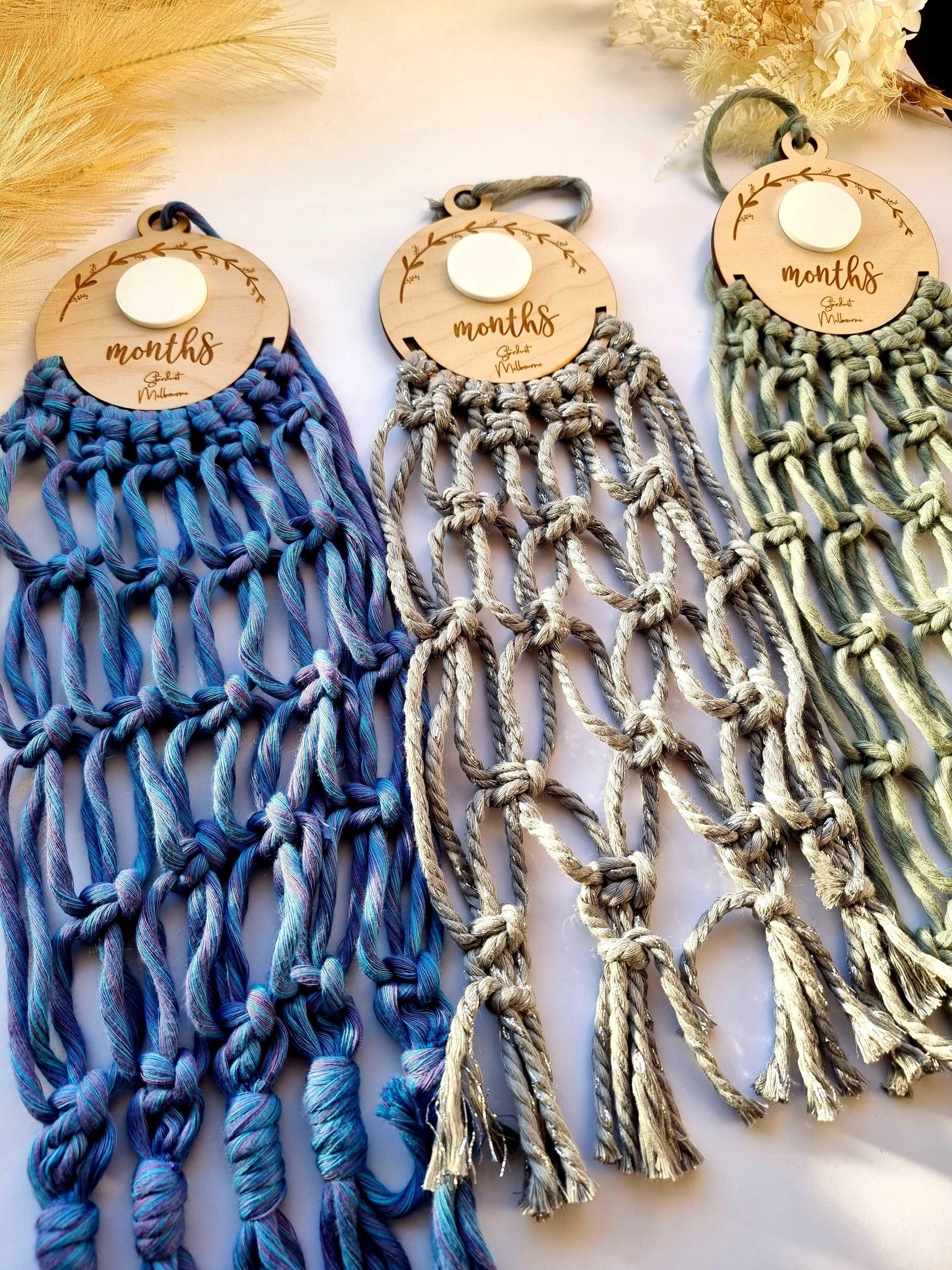 Macrame Milestone Wall Hanging | Unique Designs of Macrame - Stardust Melbourne