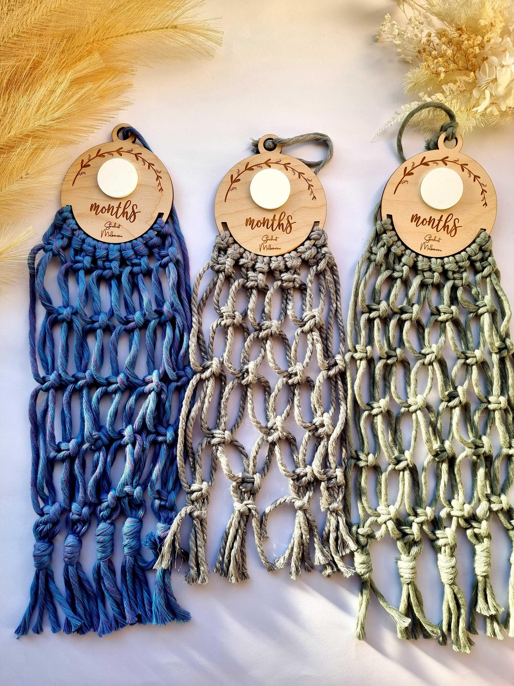 Macrame Milestone Wall Hanging | Unique Designs of Macrame - Stardust Melbourne